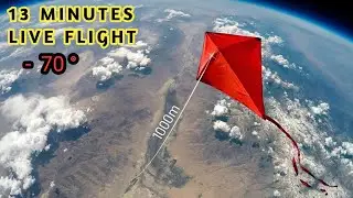 बर्फीले आसमान के पार 💯📌 Kite Flying 2025 In Space Using Longest Manjha | How To Fly Kite In Space