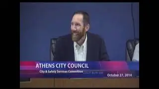 Athens City Council - October 27, 2014