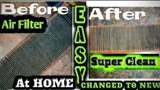 Car AIR FILTER clean || FILTER HOUSING clean || At HOME || MILEAGE increase || #Mechfix
