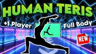 HUMAN TETRIS | Immersive Interactive Warm Up | Healthy Daily Routine | Full Body | 1 Players