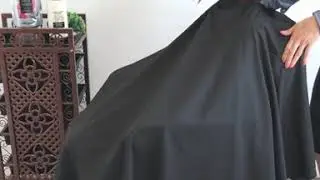 Парикмахерский пеньюар на кнопках