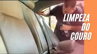 COMO LIMPAR BANCO DE COURO | limpeza e hidratação🔥