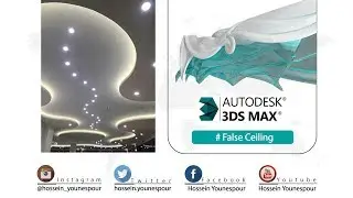 3Dstudio MAX TUTORIAL: how to model False Ceiling in 3DstudioMAX !