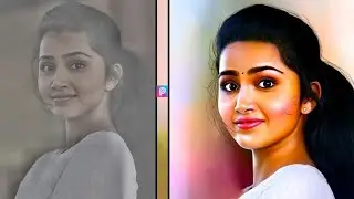 PicsArt Digital oil painting photo editing tutorial || PicsArt viral photo editing new style