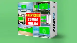 Virtual Set Green Screen 4K - COMBO VOL 84