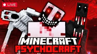 Playing Minecraft's scariest horror mods LIVE 🔴