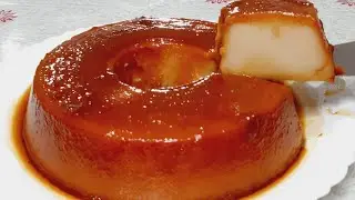 SÓ 3 INGREDIENTE, SEM OVO SEM LEITE CONDENSADO SEM CREME DE LEITE, PUDIM DE PÃO PRÁTICO E ECONÔMICO