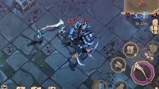 Grim Soul - Bloodthirsty + Curse lvl 11 vs heroic Eisenborg (Floor 1-3 Forsaken Dungeon)