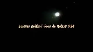 Jupiter filmed through the🔭with the Canon 700D and Galaxy A53📱