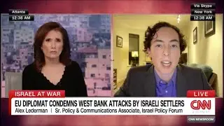 Alex Lederman Discusses Settler Violence on CNN