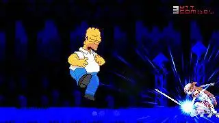 MUGEN Request: Homero Vs Asuna
