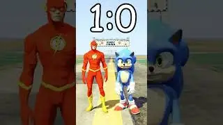 ФЛЭШ ПРОТИВ СОНИКА В ГТА 5 МОДЫ 