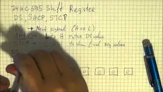 Arduino Tut. #3 - Extended - Shift Registers D flip-flops & Latches