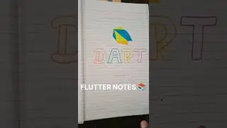 My flutter note book 📖