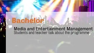 Bachelor programme Media and Entertainment Management at Inholland University - Students and teacher