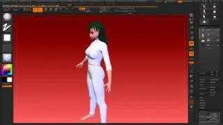 Marvelous Designer to ZBrush to UE4 test p1