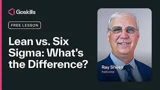 Lean & Six Sigma (lesson from Introduction to Lean Six Sigma course by GoSkills)