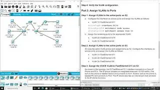 3.3.12 Packet Tracer - VLAN Configuration