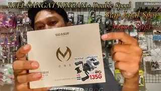 REVIEW & UNBOXING REEL SEASIR M1 BERAT CUMA 135G DAN DOUBLE SPOOL ‼️ Casting Ikan Gabus