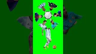 Messi 🔥 comment correct number green screen shorts football