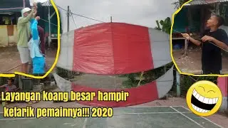 Layangan koang besar hampir ketarik pemainnya!!! 2020