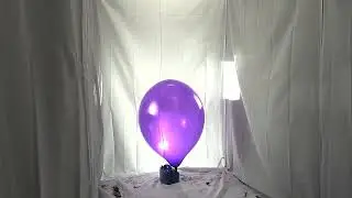 #191 BTP - medium sizes purple balloon blow to pop