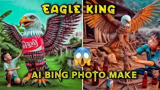 Made photos with eagle king Ai Bing  #trend #viral #trending #Bangladesh