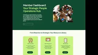 HR Success Centre Membership Dashboard Tour | Templates, Playbooks & Courses for HR Professionals