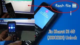 Jio Bharat B1 4G (JBB021B1) Unlock 🔓 Password only 2minute very easy flesh file link in description👇