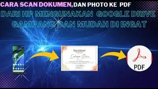 Cara Scan Dokumen Dengan HP Android Tanpa Aplikasi dan hasil nya jadi pdf