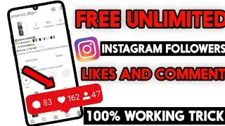 free unlimited Instagram followers, likes, views and comments||100% working trick||by TECHNICAL AMAN