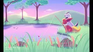 Commission: Morning Fishing Speedpaint