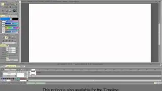 The interface of TVPaint Animation