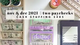 cash envelope stuffing | sinking funds | two weeks paycheck | low income
