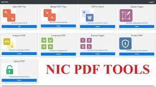 NIC PDF Tools - Secure platform for working with PDFs - Many useful features.