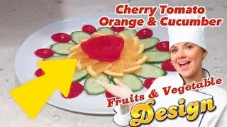 8 kinds fruit & vegetable decoration ideas |  platter design | amazing cutting | garnish | creative