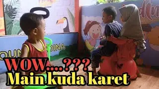 BERMAIN KUDA KARET  ‼️MAEN KUDA KUDAAN BERSAMA BILA.....⁉️