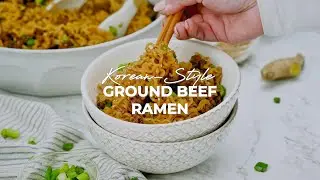 Korean-Style Ground Beef Ramen Recipe