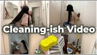 Cleaning-Ish Video: Pregnant Mom Cleaning Motivation / Cleaning My Bathroom / Getting Stuff Done