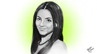 Digital Portrait Painting Process.