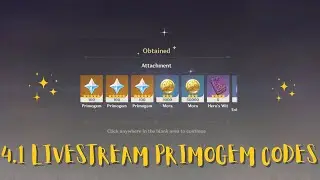 Genshin Impact 4.1 Special Program Primogem Codes