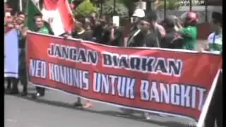 Ormas Trenggalek Unjuk Rasa Tolak Komunis