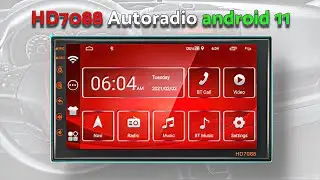 Upgrade Your Ride: Podofo HD7088 Autoradio Car 2DIN with Android 11