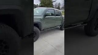 Installed the white knuckle off road sliders on my 2020 Tacoma trd pro