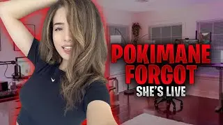 Pokimane Forgot She Was LIVE (SO SAD)