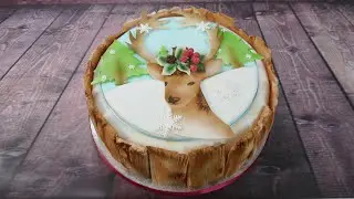 How To Make A Reindeer Cake Topper by www.cakedecorating.tv