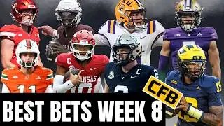 WEEK 8 BEST BETS! Ole Miss vs Georgia, Vandy vs LSU, Texas A&M vs Arkansas, Washington vs Michigan