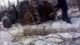 МТЗ 82, Трелевка леса.