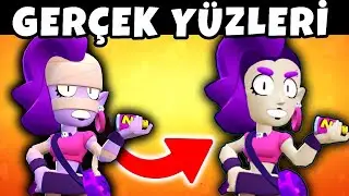 İŞTE GERÇEK YÜZLERİ! 😱 Tüm Karakterlerin Maskesiz Halleri Brawl Stars @BilgiCamiasi