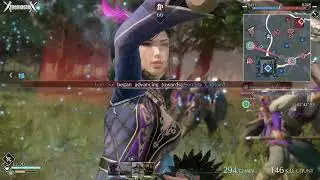 Dynasty Warriors 9 Empires - Zhenji Gameplay (Chaos Difficulty)
